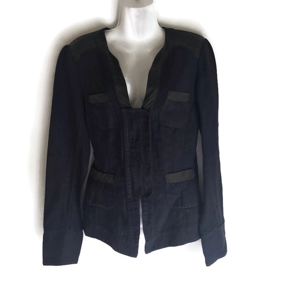 Burning Torch blazer linen silk sz S luxe details - Picture 1 of 9